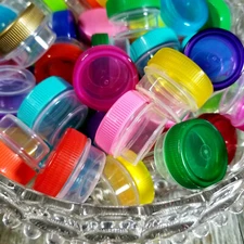 Plastic Containers 50 USA .25oz Beauty Makeup Eyeshadow New Jars 1tsp Decojars