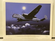 No 6 A/P  German Nightfighter Aviation art Print Heinkel 219A-7/R2