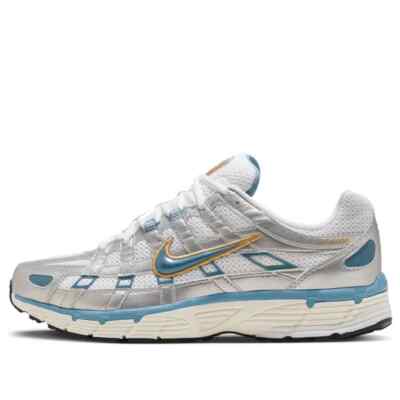 Nike P-6000 Shoes 'Metallic Silver Aegean Storm' HJ7246-100 Men's