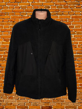 ONLY & SONS BLACK SHERPA JACKET COAT MEDIUM M...