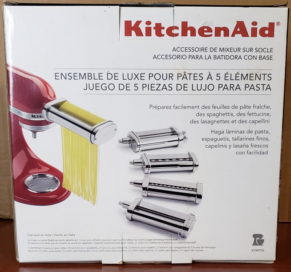 KitchenAid Pasta Deluxe Attachment Set (Pasta Roller / Spaghetti