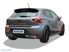 Bastuck Sportauspuff mit Zubehör Seat Ibiza 6F KJ 1.0l 1.5l ab 2017 2x63mm