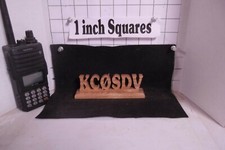 Handcrafted Oak Personalized small Amateur Ham Radio Call sign Gift