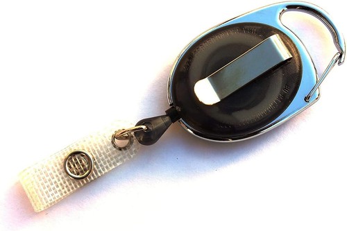 1x Ausweisjojo Kartenhalter Ausweishalter Schlüsseljojo Jojo Zipper & Gürtelclip - Picture 25 of 49