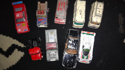 【Dinky】CORGI TOYS BEDFORD VINTAGE CORGI DINKY CARS VANS LOT FOR RESTORATION JAGUAR XJS