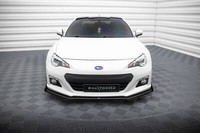 Street Front Ansatz Flaps FüR Subaru BRZ Mk1 Schwarz Glanz Spoilerlippe Schwert