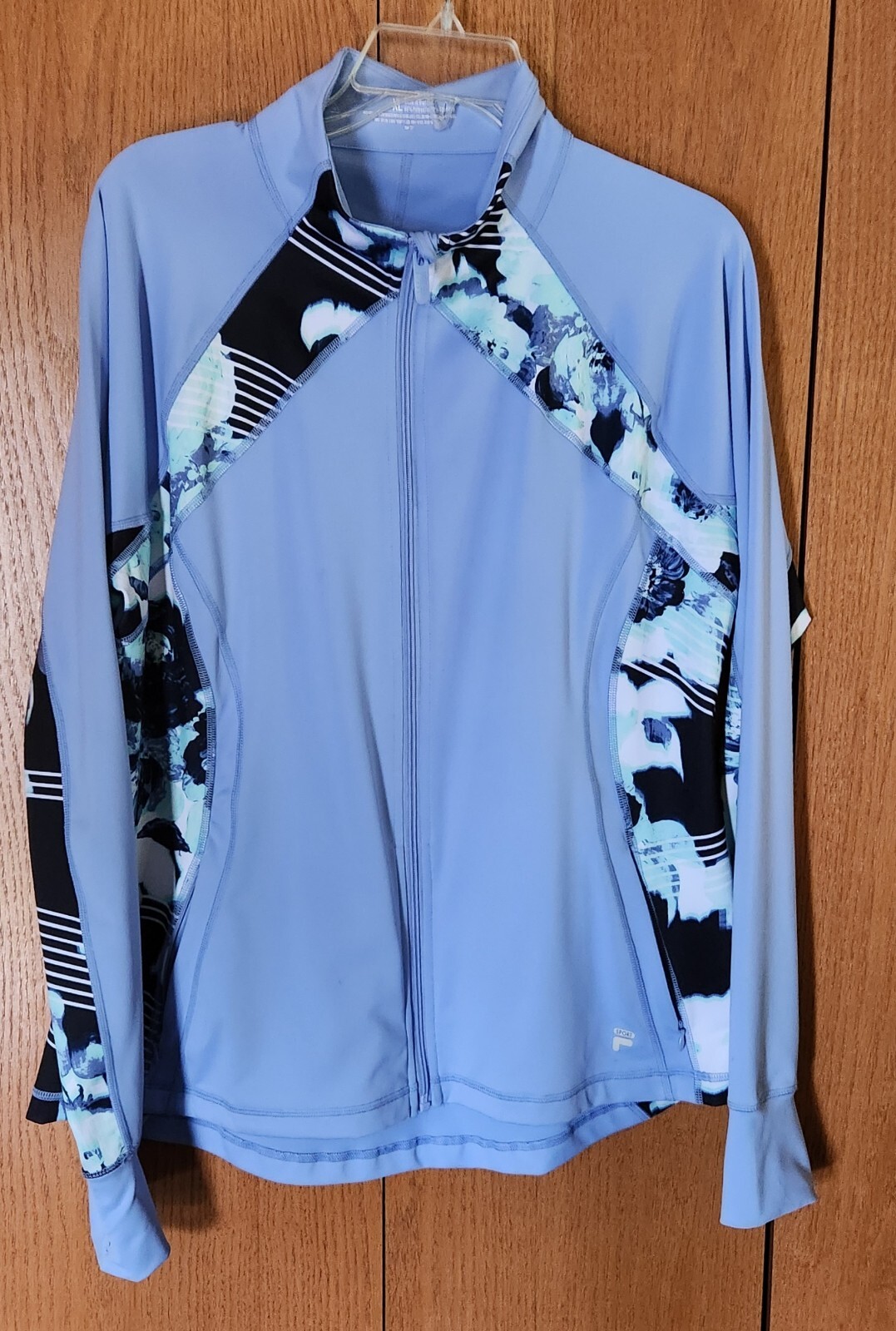 Giacca Donna Fila Sport Performance Zip Up XL Stampa Blu