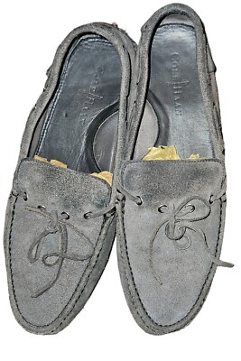 COLE HAAN AIR GRANT MENS SIZE 9.5 LOAFER SLIP ON SHOE GREY Cole Haan gray Grant Canoe Boat Camp Moc Slip-On Driving  main image 4