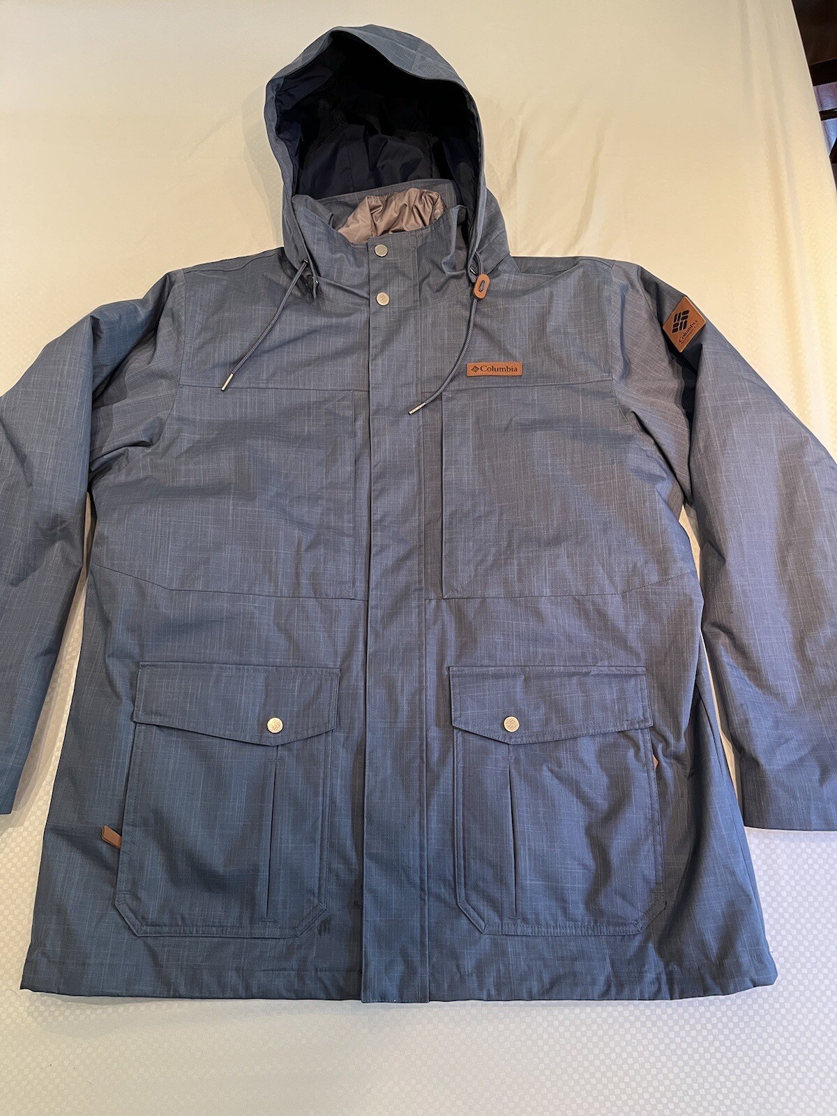 Columbia 3in1 Waterproof Ski Jacket Men's XL OmniH… Gem