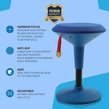Adjustable Wobble Chair for Kids - Ergonomic Wobble Stool great for Classroom 