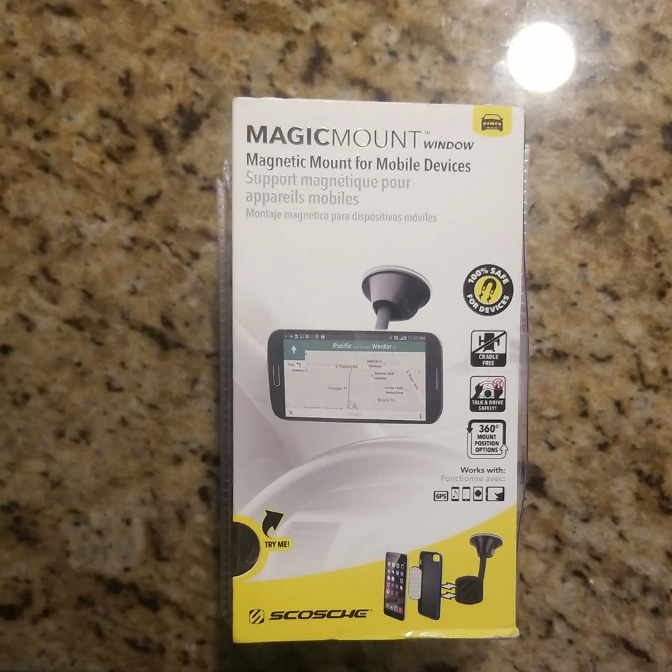 Scosche MAGWDM, MagicMount Magnetic Window Mount Mobile Devices With Magic Plate - Image 3 of 4