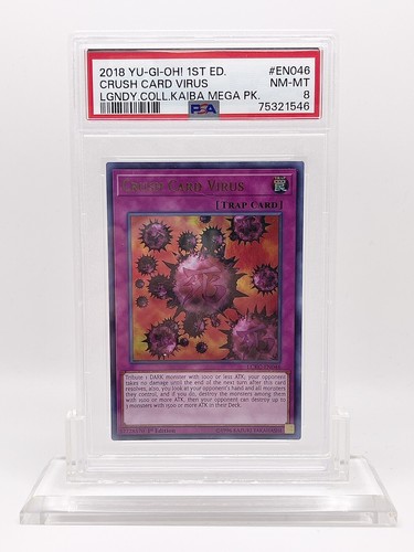 Crush Card Virus LCKC-EN046 1st Edition - PSA 8 Yu-Gi-Oh - (2018) BGS CGC