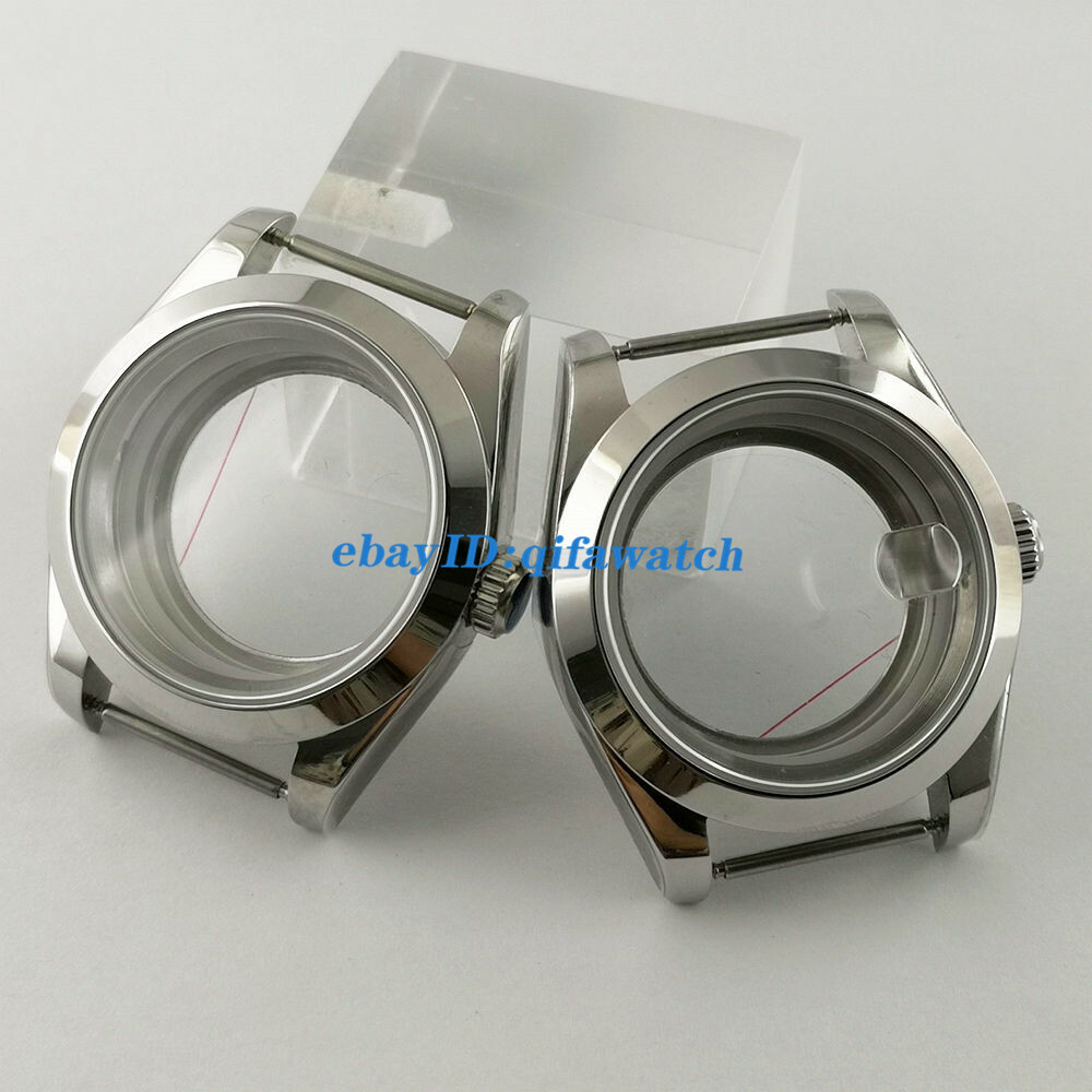 39mm sapphire automatic Watch Case glass back fit NH35 NH36 NH35A