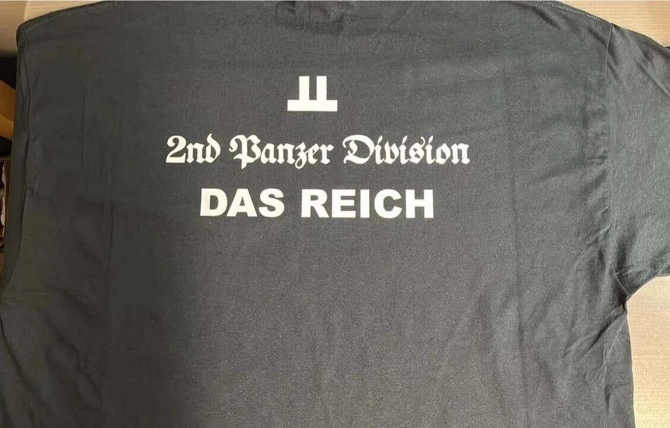 2 sided Elite Division Pocket logo WW2 WWII German Tank t shirt - Image 2 of 3