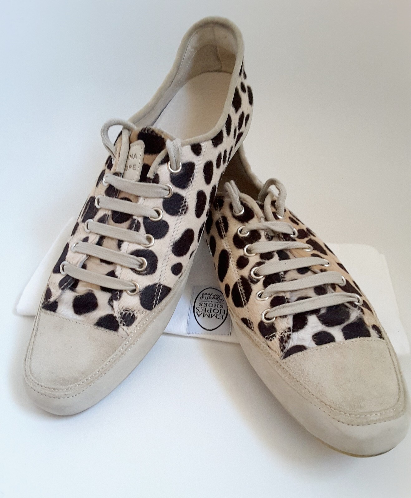 NUOVE SNEAKERS EMMA HOPE OCELOT PONY taglia EU 40