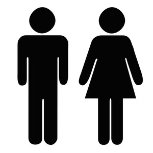 Sticker Decoration Wc Toilettes Homme Femme Classique 15x13 Cm A 60x55 Cm Ebay