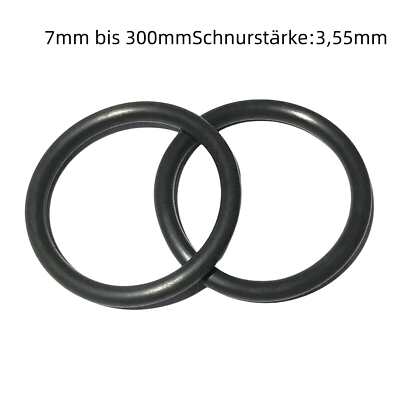O-Ring Innen Ø 7 - 300 mm x Schnurstärke 3,55 mm NBR 70 Dichtring O Ring