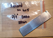 Vintage Record No 405 Multi Plane 7/8" Dado Iron Old Woodworking Hand Tools Tool