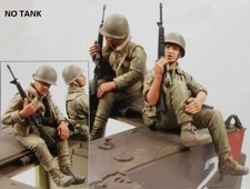 Unpainted 1/35 US Soldiers Vietnam War Resin Figure Model Kit Unassembled