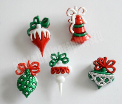 dress it up holiday collection buttons Dress It Up Buttons 8318 Holiday Blooms