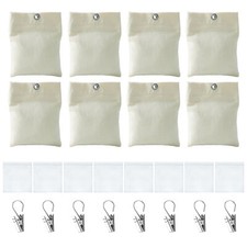8 Pack Crtain Weights Bag 15oz Sandbag Holders W/ Fixing Clip For Gazebo Curtain