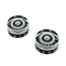 Paul Reed Smith PRS Plastic Guitar Speed Knobs - Set of 2 Black