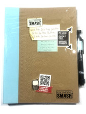 Blue K Company SMASH Book Junk Journal Scrapbook Pen Glue Retro Mod Moments NEW