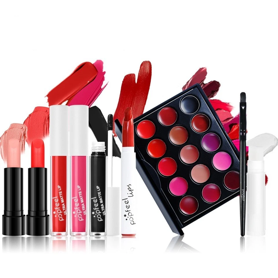 15 Colors Lipstick Palette Matte Moisturizing And Non Fading Easy To Color - Image 3 of 4