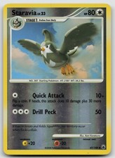 Pokemon Card Staravia REVERSE HOLO Majestic Dawn 47/100