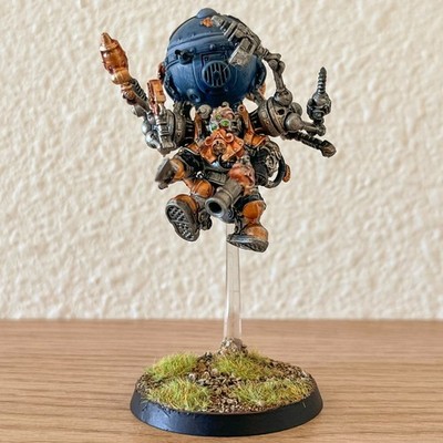 Warhammer Kharadron Overlords - Painted Endrinmaster w/ Dirigible Suit - 392-5