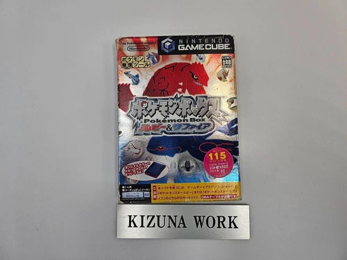 GameCube Pokemon Box Ruby & Sapphire w/ Original Memory Card Complete Set NTSC-J