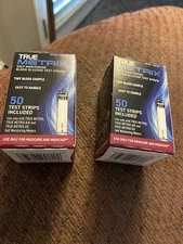 New /Sealed True Metrix test strips (2) Box of 50 Total=100 strips  EXP 02/27/27