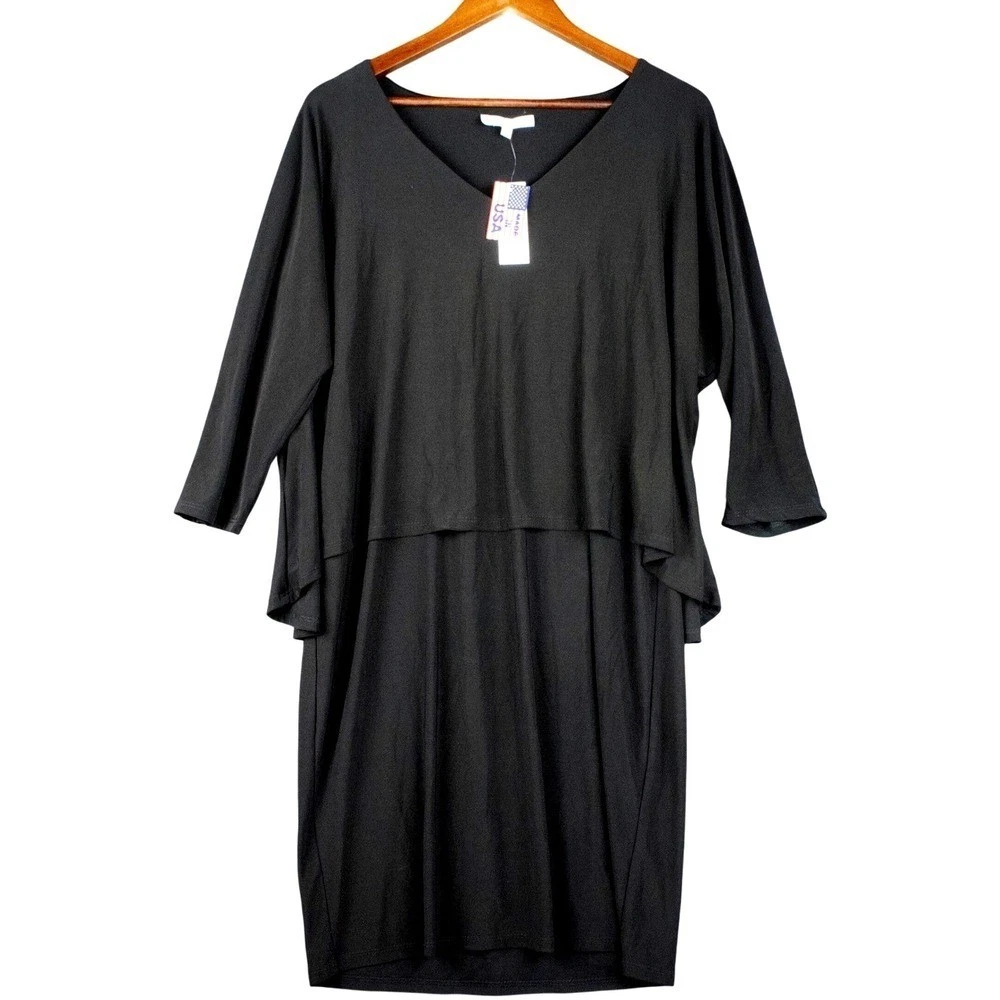 black cute mini dress Delancy dress – Anna October main image 0
