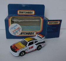 Vintage MATCHBOX Superfast MB 41 RACING PORSCHE. White.  Boxed.