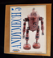Exclusive ANDYMECH 5 ROBOT: 6" Sculpture One of a Kind / 2010 Electro Art KR 