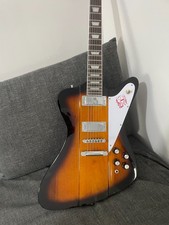 2 Pickups Firebird style Electric Guitar Vintage Sunburst Rosewood Fingerboard