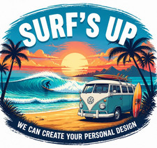 Custom Full Colour Vinyl Decals for Campers, Vans & Outdoor Lovers