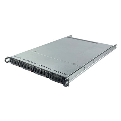 Supermicro CSE-815 1U Server Chassis 4x3,5'' BPN-SAS-815TQ 2x PWS-504P-1R