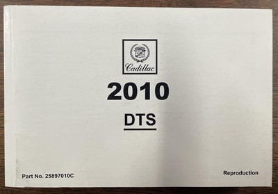 2010 Cadillac Dts Owners Manuell