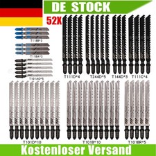 52x Stichs&auml;gebl&auml;tter Set Holz PVC,F&uuml;r Bosch Dewalt S&auml;gebl&auml;tter Stichs&auml;ge Metall
