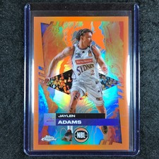 2024-25 Topps Chrome NBL JAYLEN ADAMS Base Orange 15/25 #82