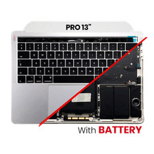 Top Case Assembly W/Battery,Keyboard For MacBook Pro 13"Touch Bar A1706/Late16