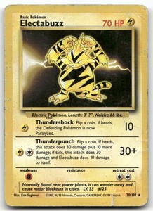 Electabuzz 20/102 Base Set Rare