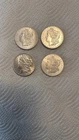 Morgan Silcer Dollars,Uncirculated 4 coins ( 1879-o,1890-s,1900,1921-d)