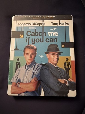 CATCH ME IF YOU CAN STEELBOOK 4K ULTRA HD + BLU-RAY + DIGITAL NEW! SEALED!