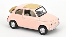Norev FIAT 500 F 1965 1:43 Diecast Road Car Model In Pink