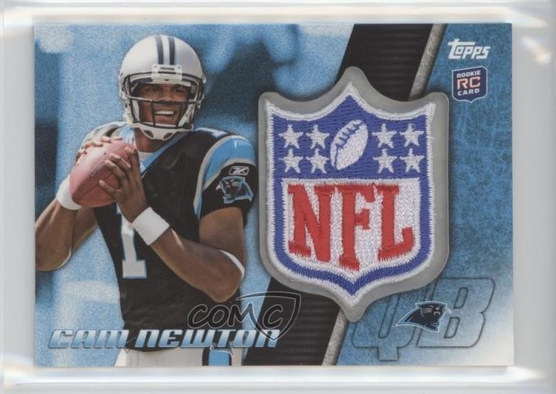 2011 Topps Rookie NFL Shield Logo Patch Cam Newton #LPR-1 Patch RC Shield 0dz