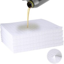 Oil Absorbent Pads - High Absorbency Microfiber Polypropylene Absorbing Pads, Oi