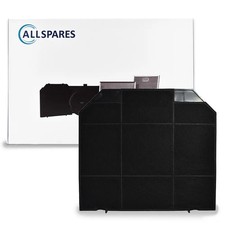 AllSpares Filtre à charbon pour hottes aspirantes adapté pour SMEG KITFC161, Zan