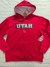 Men's Medium Utah Utes Performance Hoodie Hooded Sweatshirt - NEW